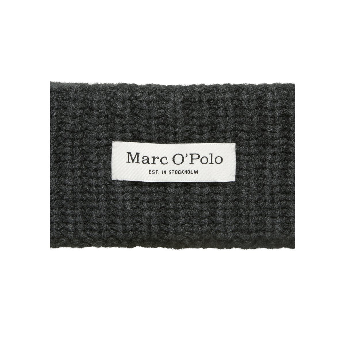 Bandeau frontal en doux mélange de laine mérinos et de cachemire gris, MARC O'POLO