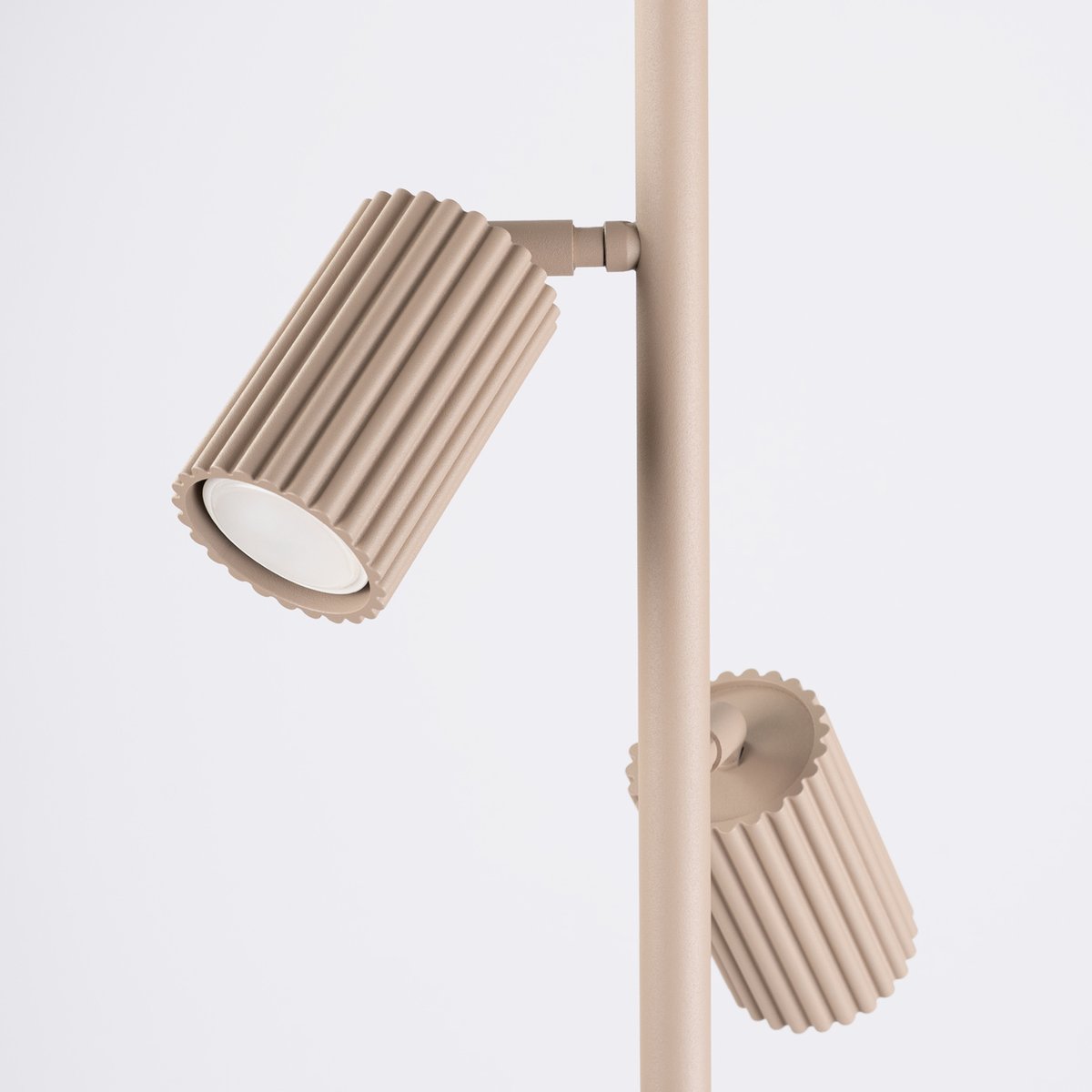 Lampadaire Aluminium Taupe GU10 3 KARBON taupe, EDEN