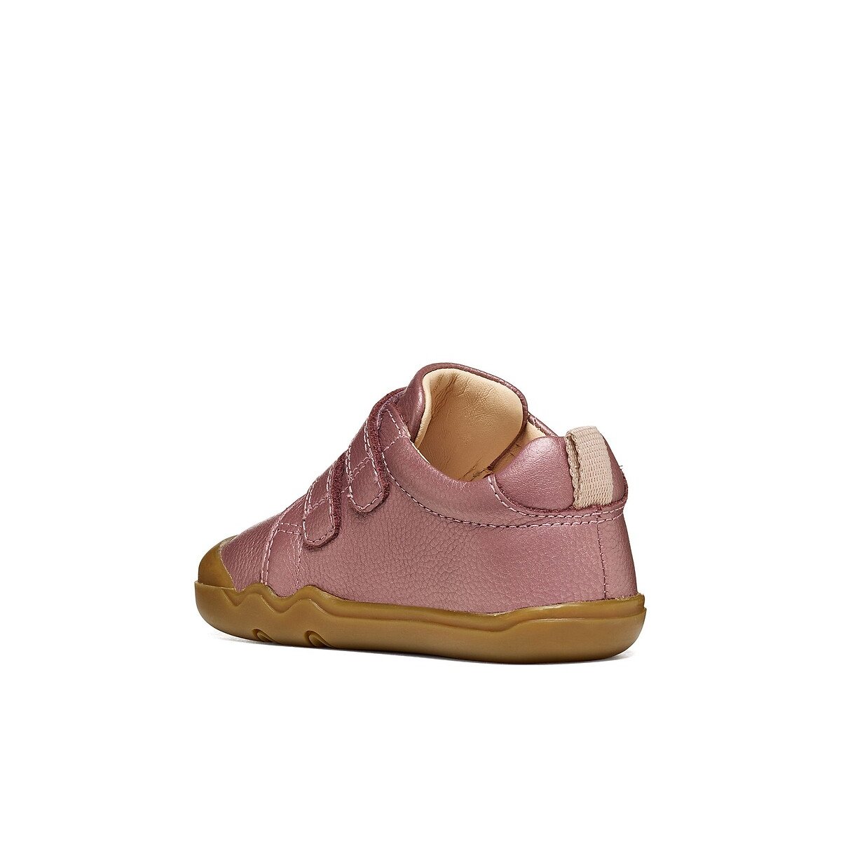 Kids Steppieup Soft Leather Slippers pink, GEOX