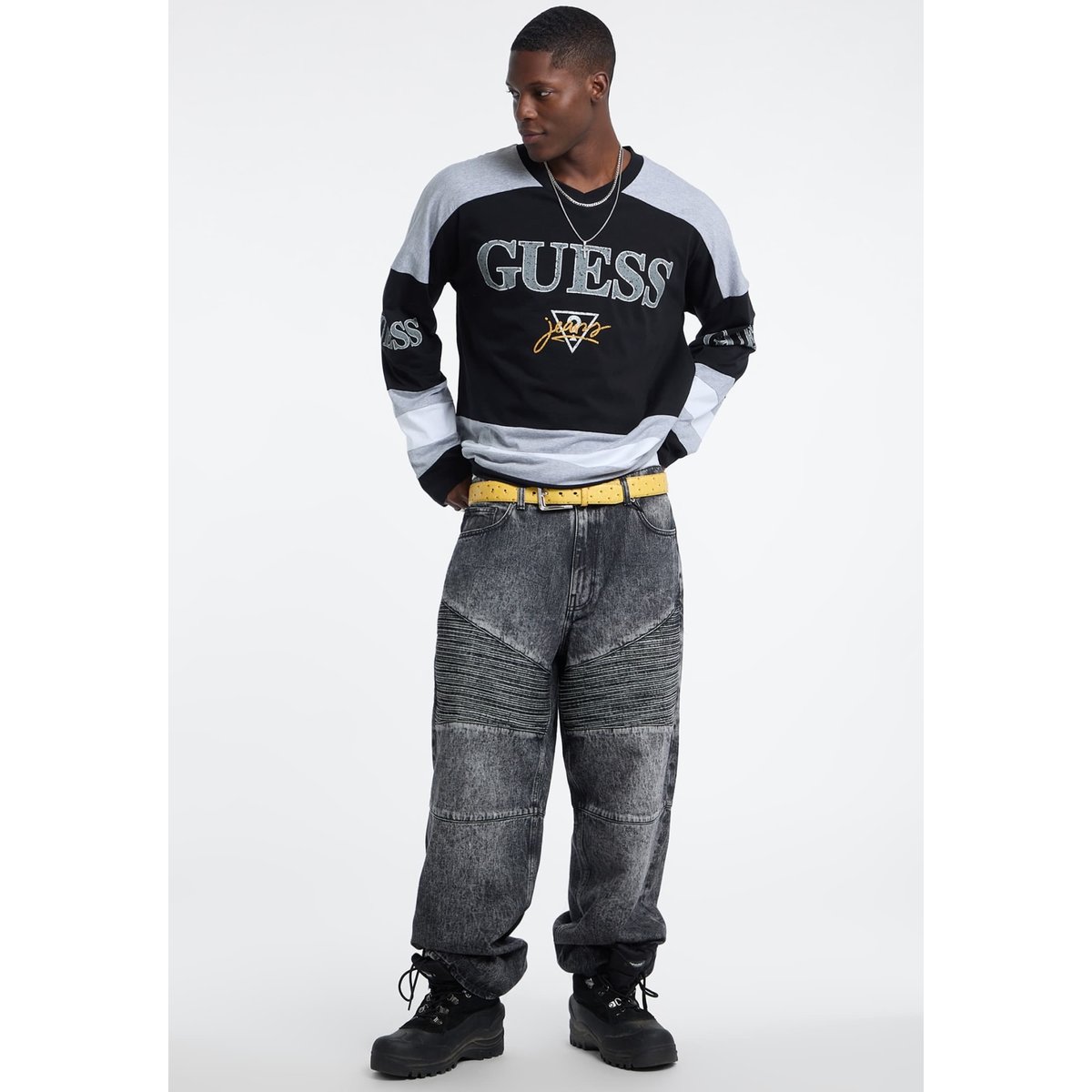 Jean Baggy noir, GUESS JEANS