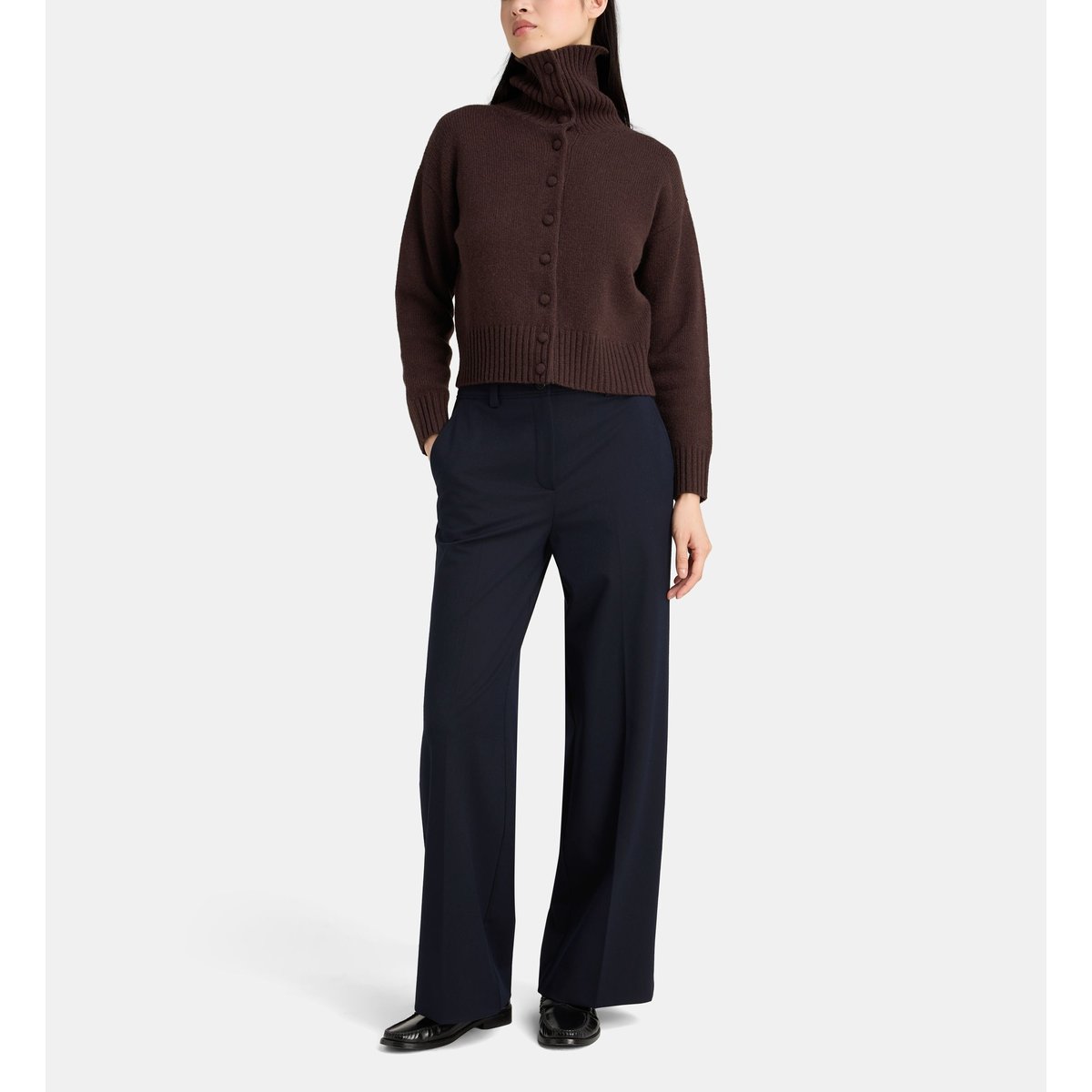 Pantalon large ortus bleu marine foncé, JODHPUR