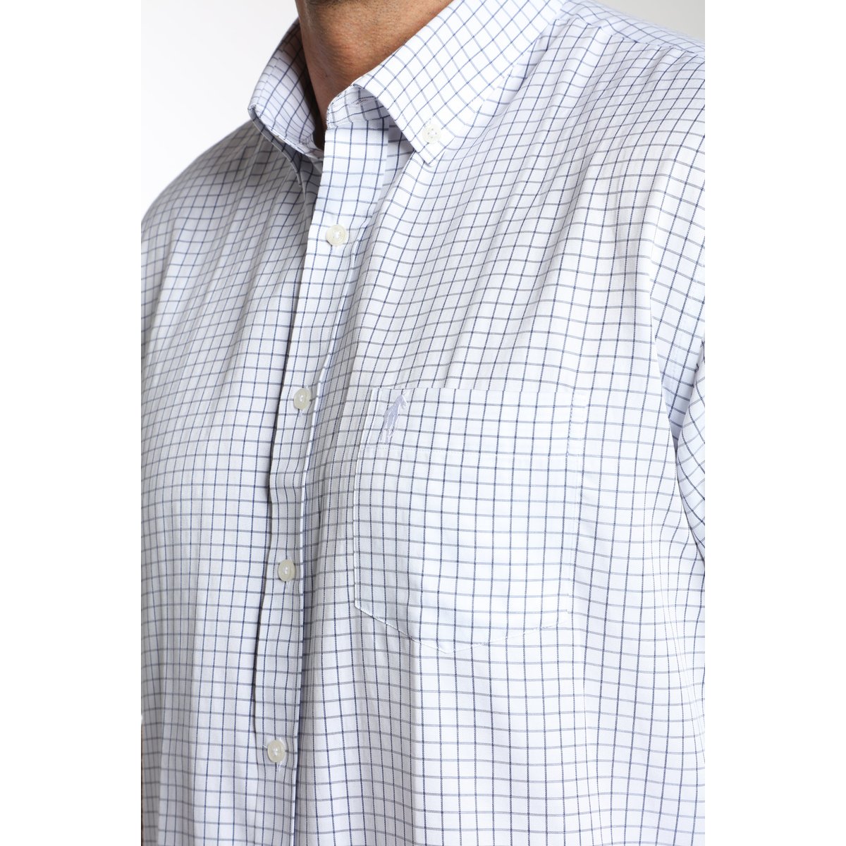 Chemise manches courtes en coton COOL bleu, GENTLEMAN FARMER
