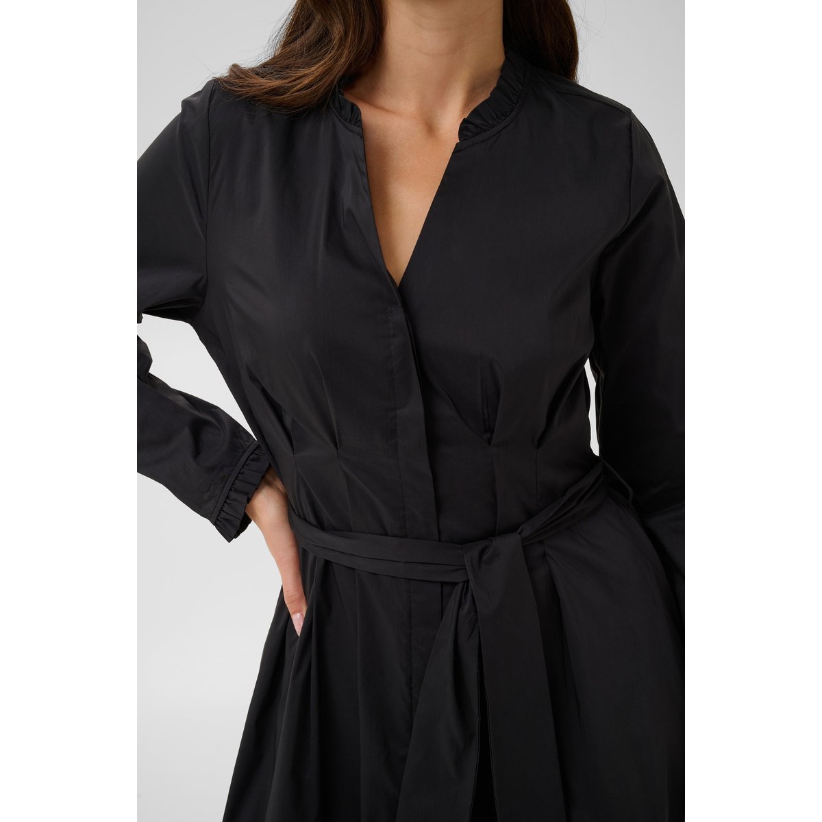 Robe décontractée noir meteorite, CULTURE