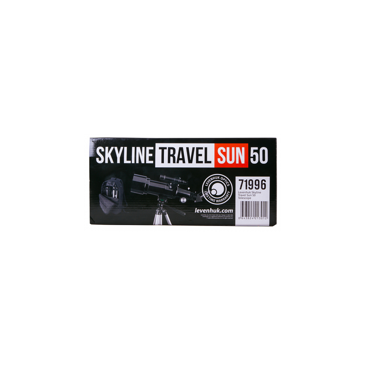 Telescope Skyline Travel Sun 50 135x couleur unique, LEVENHUK