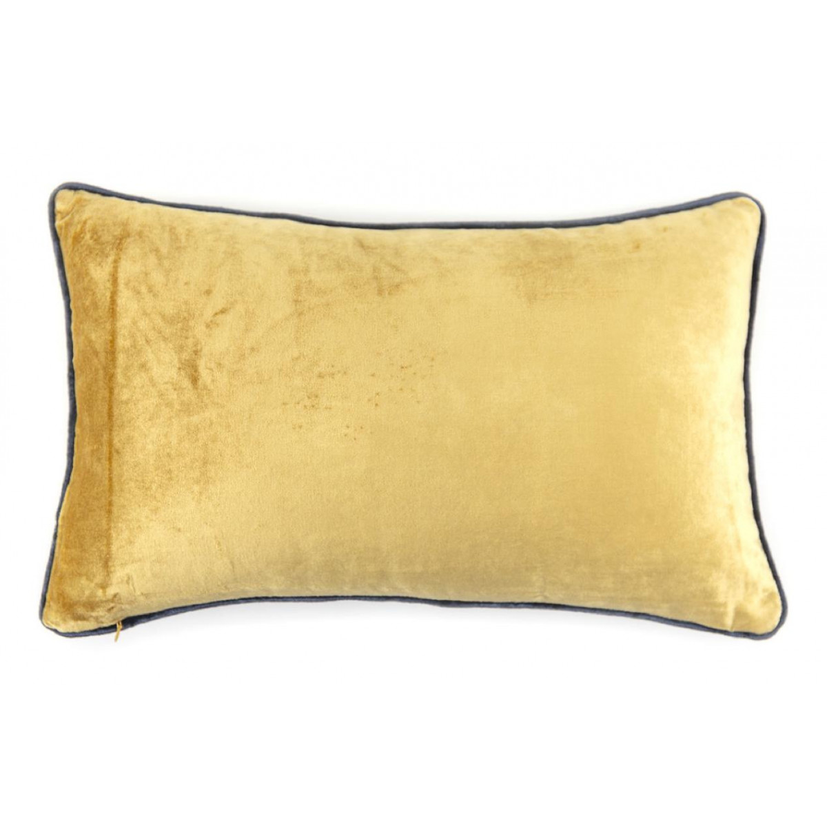 Coussin Coton Viscose Or 30x50cm - DÉCORATION jaune, DECORATION D’AUTREFOIS