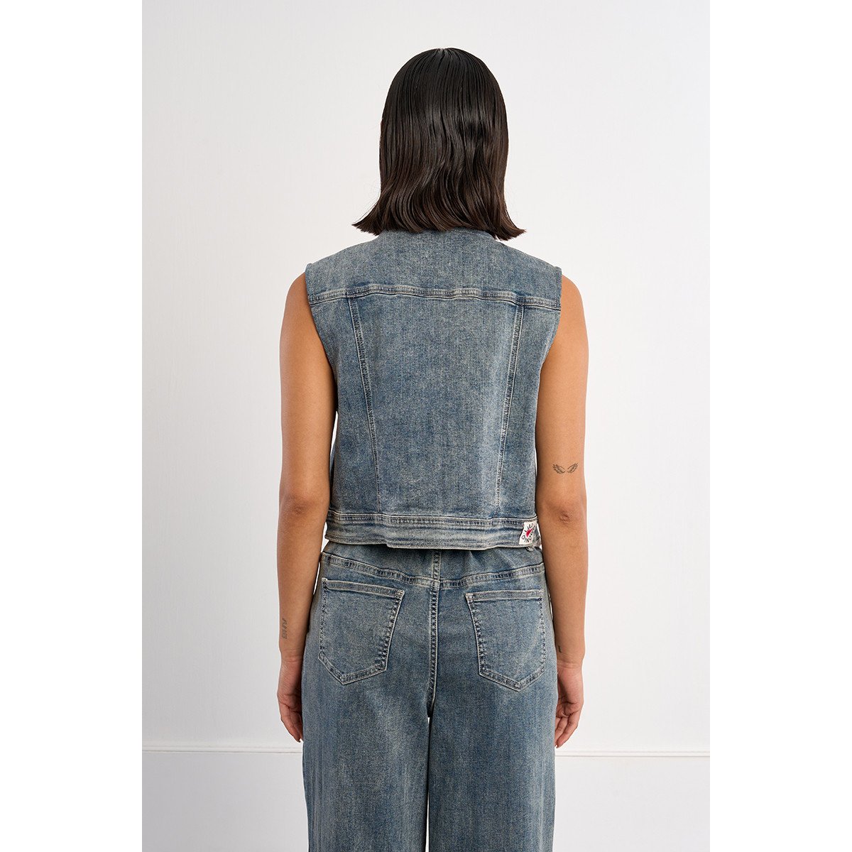 Veston en denim denim blue, LILI SIDONIO