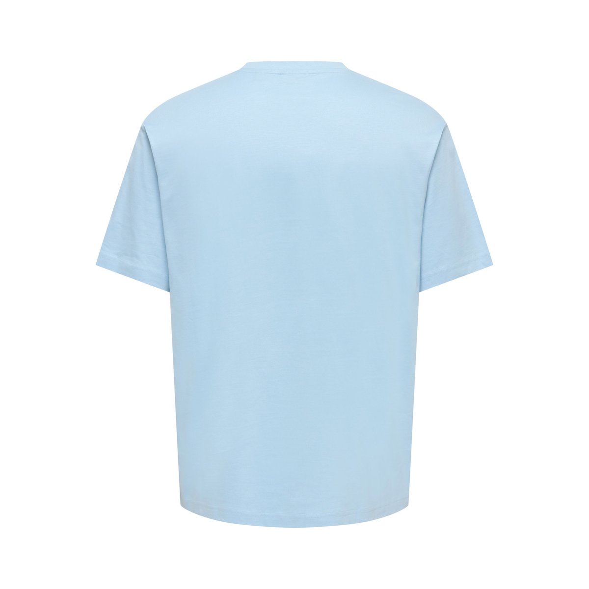 T-shirt col rond ample bleu clair, ONLY & SONS