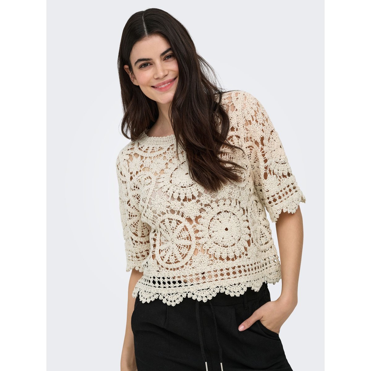 Pull En Maille birch, ONLY