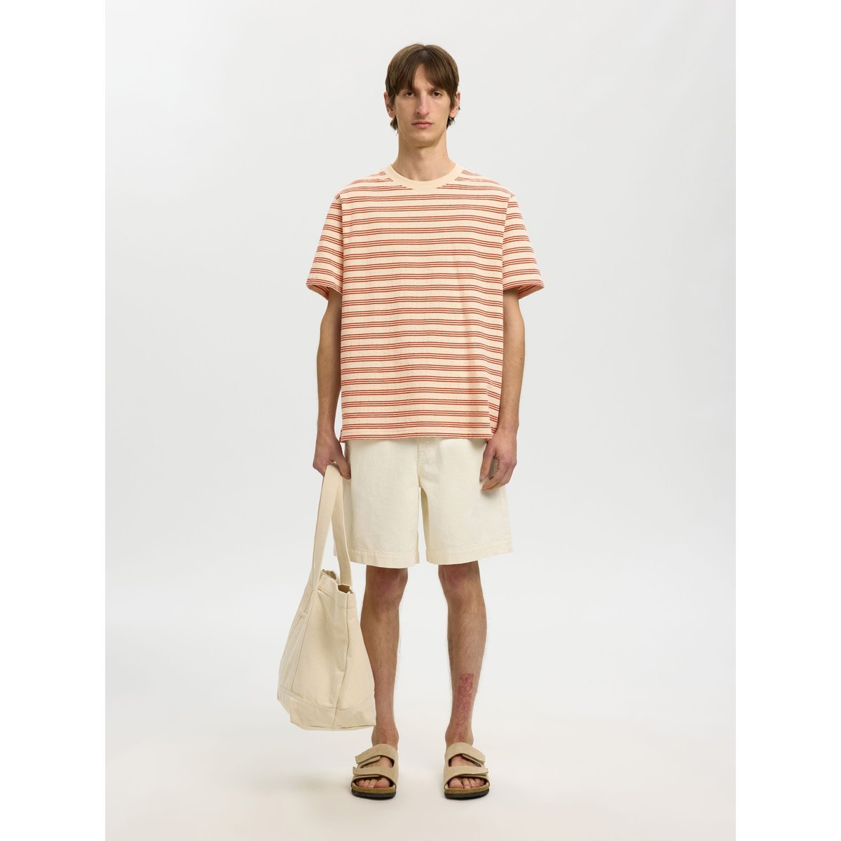 T-Shirt birch, SELECTED