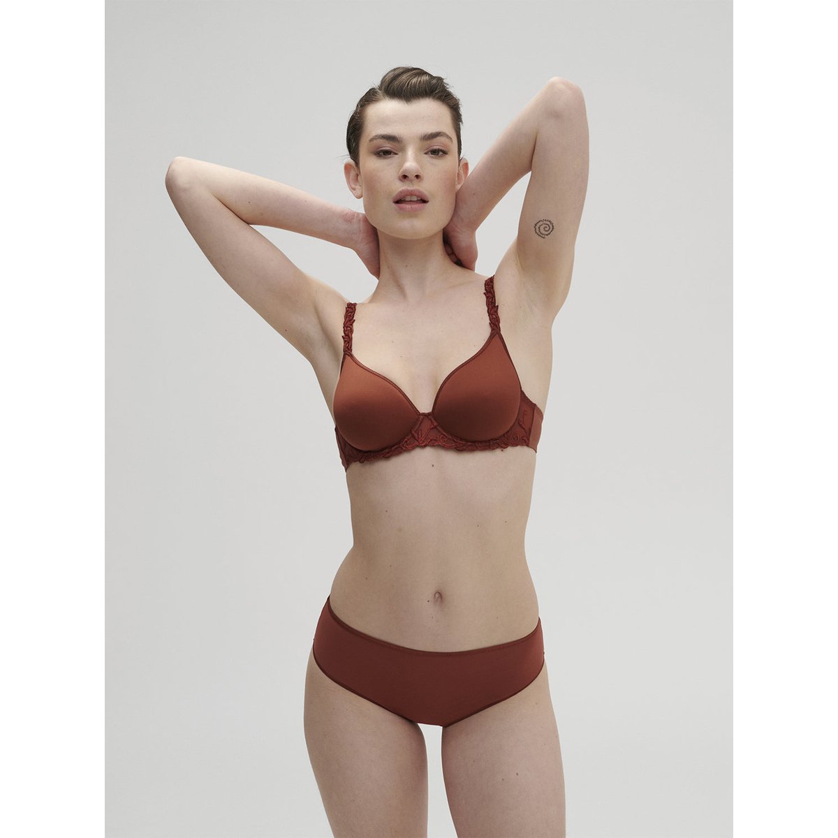 Soutien-gorge spacer décolleté plongeant, ANDORA marron, SIMONE PERELE