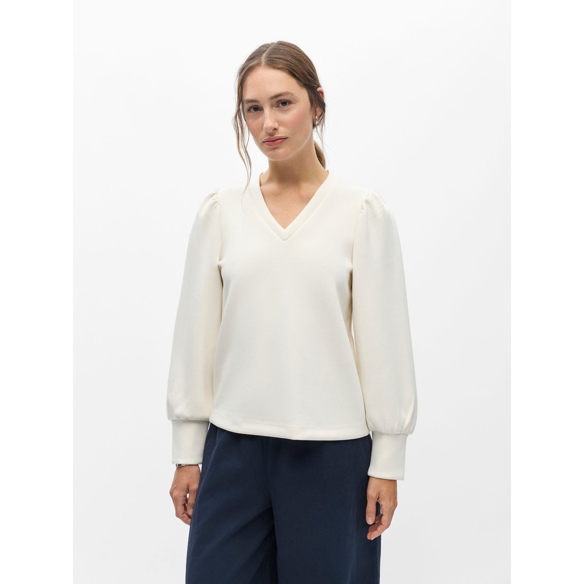 Pullover white sand, OBJECT