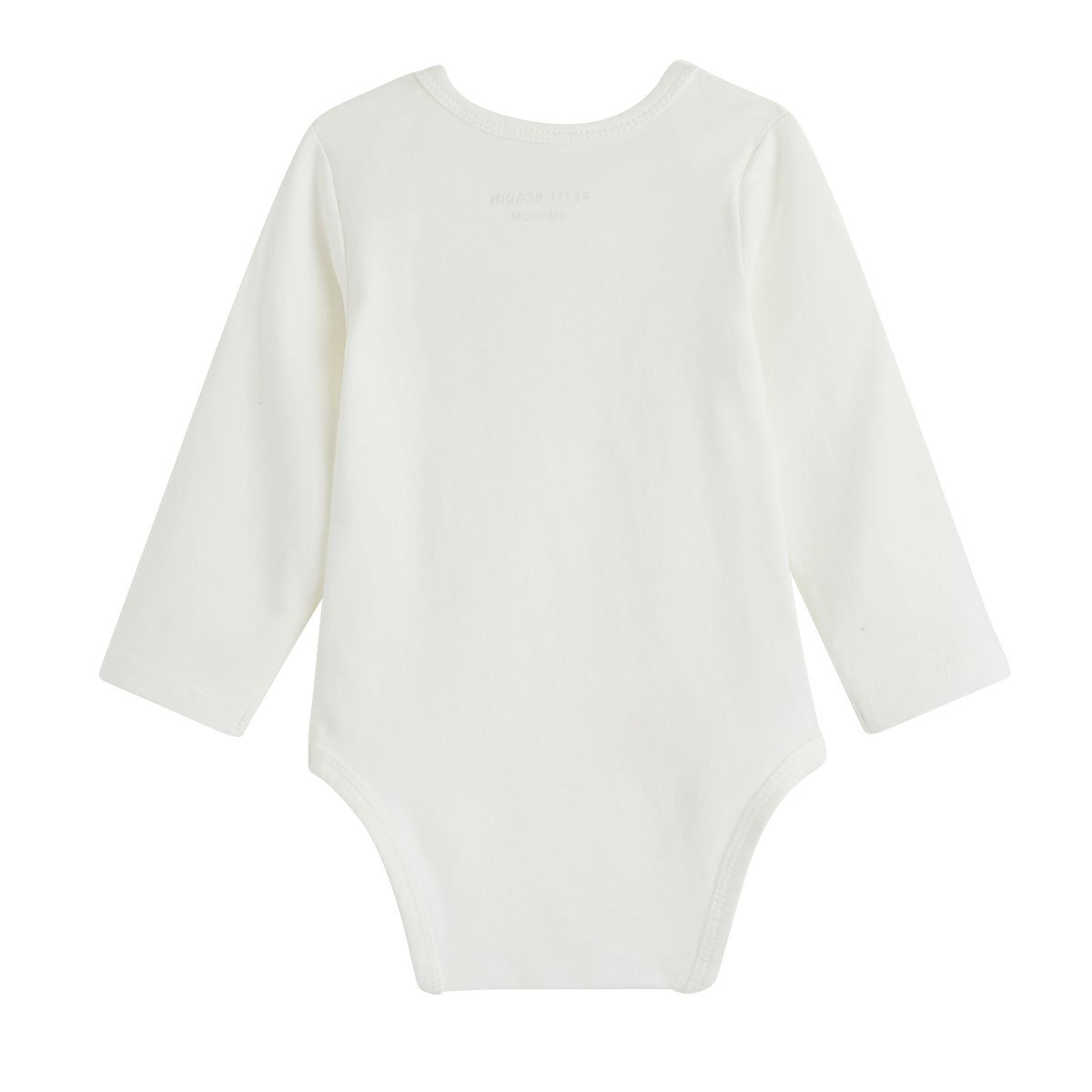 Lot de 2 bodies bébé manches longues Harmony ecru, PETIT BEGUIN