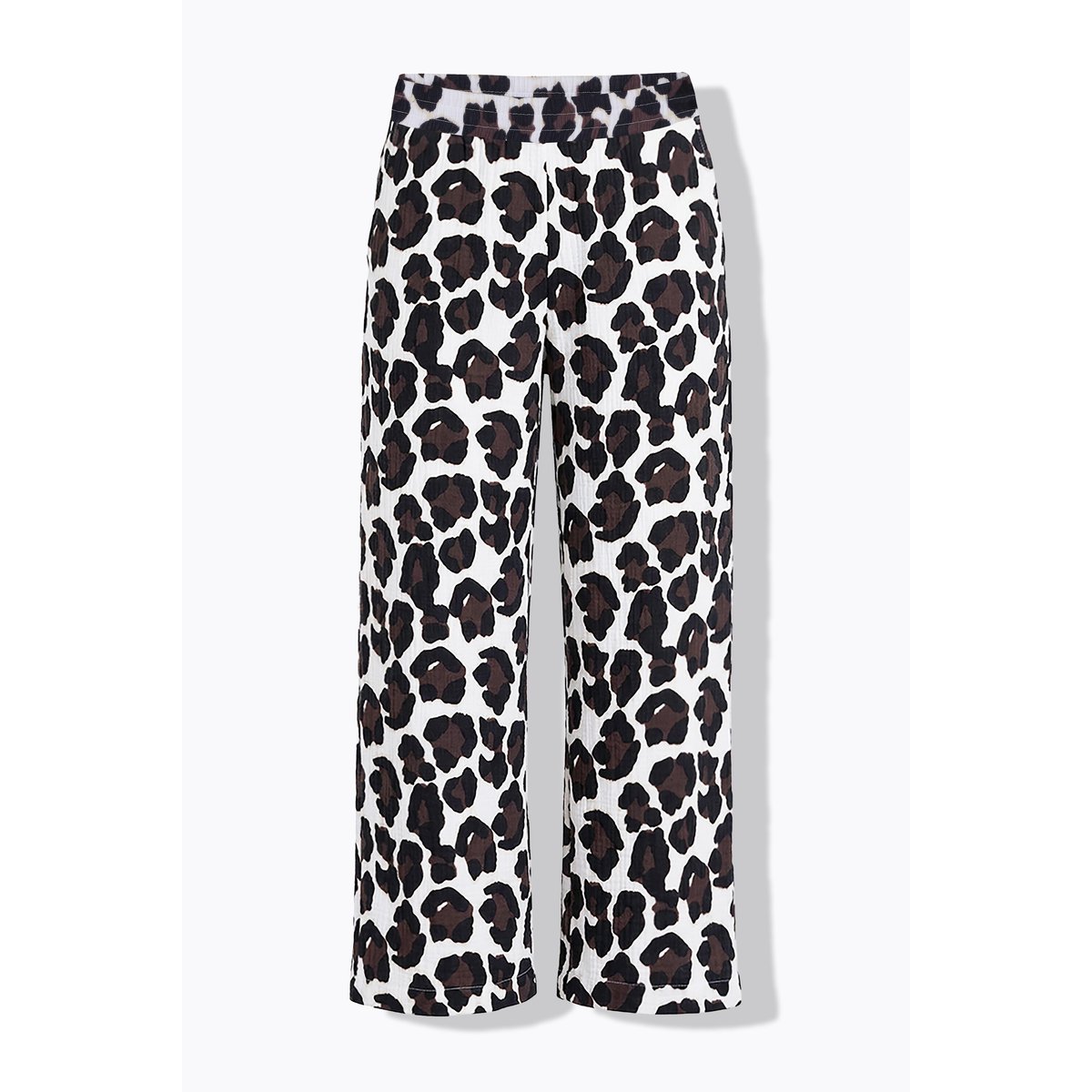 Pantalon jambes larges, mousseline blanc crème, STUDIO UNTOLD