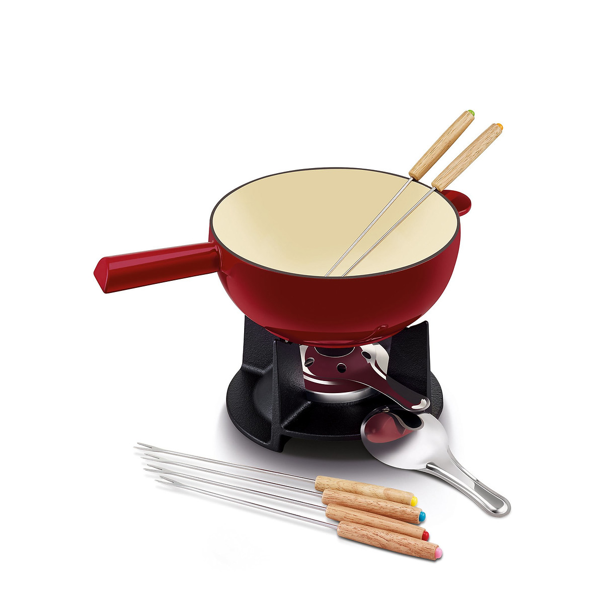 Serviço de fondue Belledone 16304204 vermelho, BEKA
