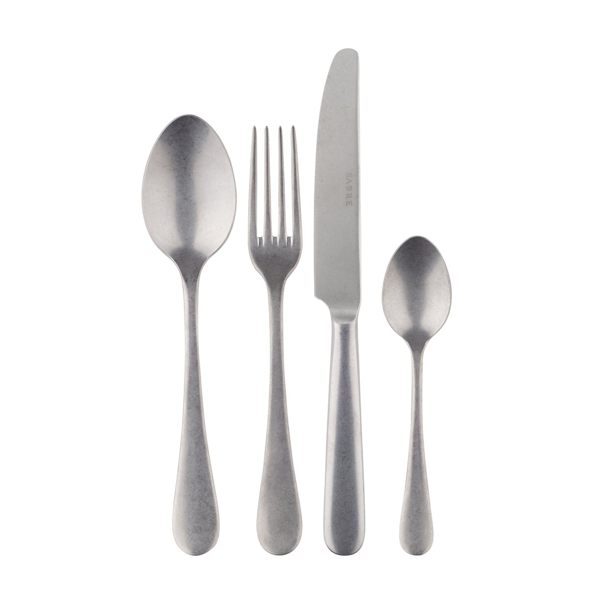 Set de 4 couverts de table, Marius inox, SABRE