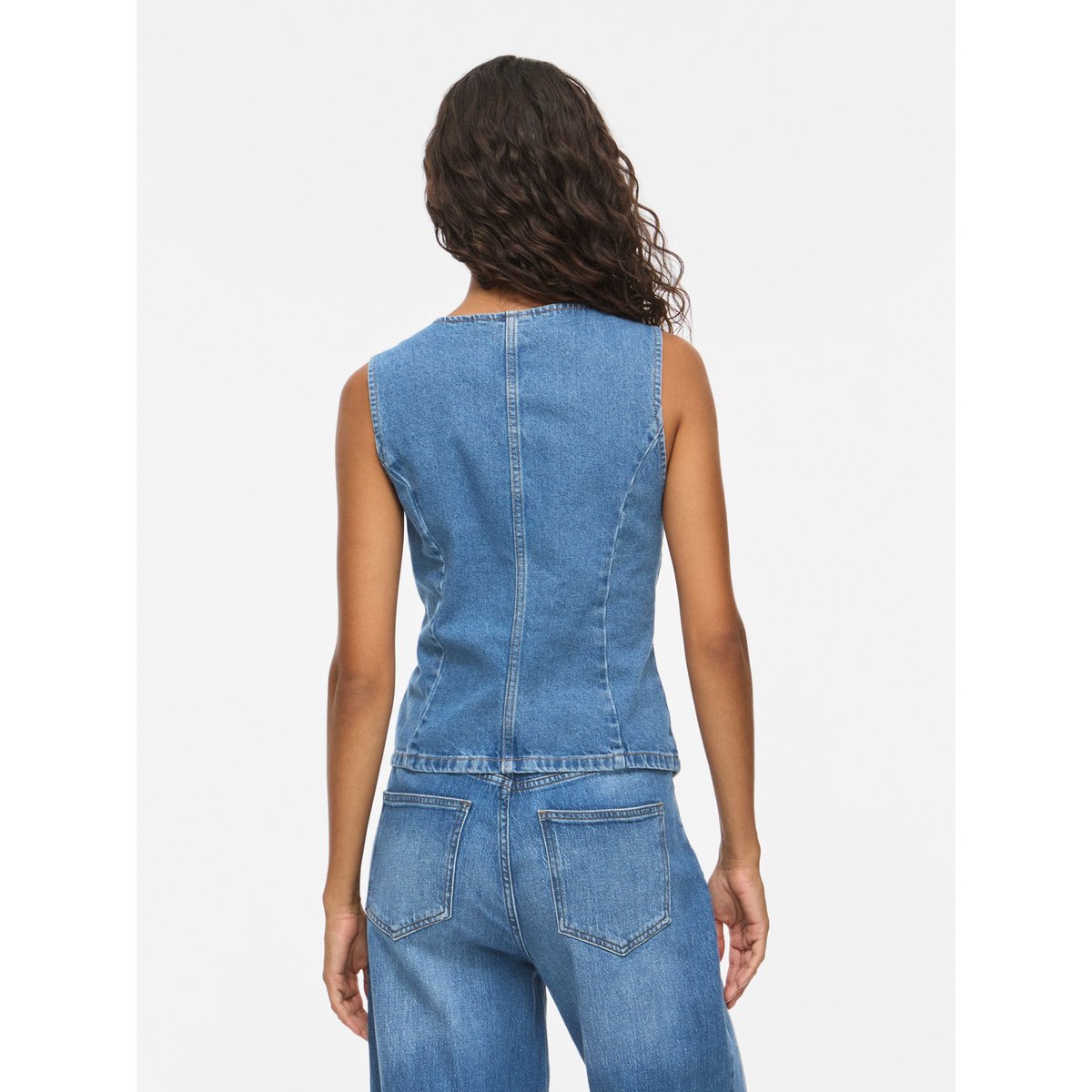 Gilet bleu - medium blue denim1, VILA