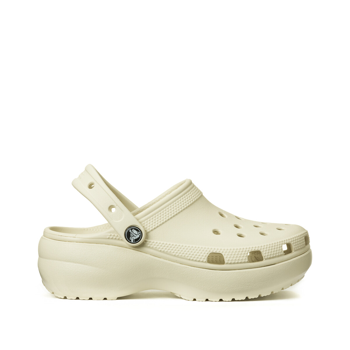 Plateau-Clogs Classic ecru, CROCS