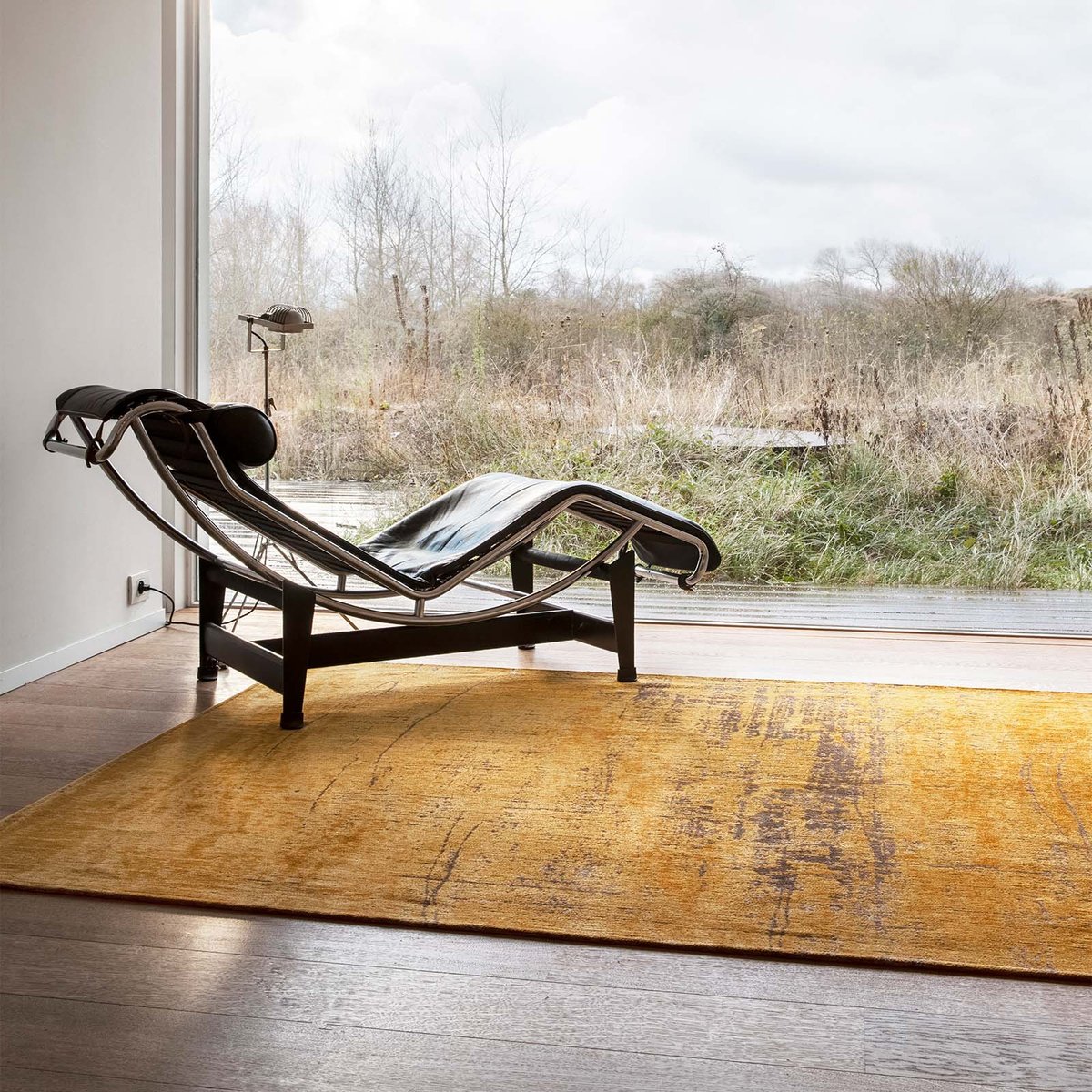 Tapis intérieur/extérieur tissé plat FREEDOM jaune, NOVATREND