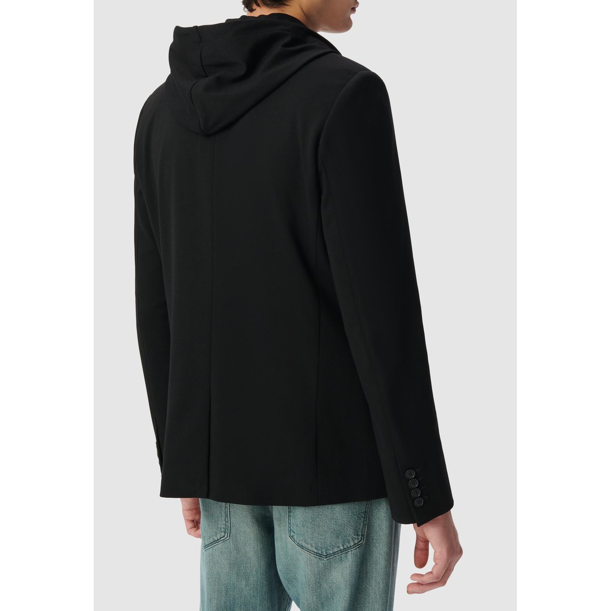 Veste Interlock à parementure amovible noir, IKKS