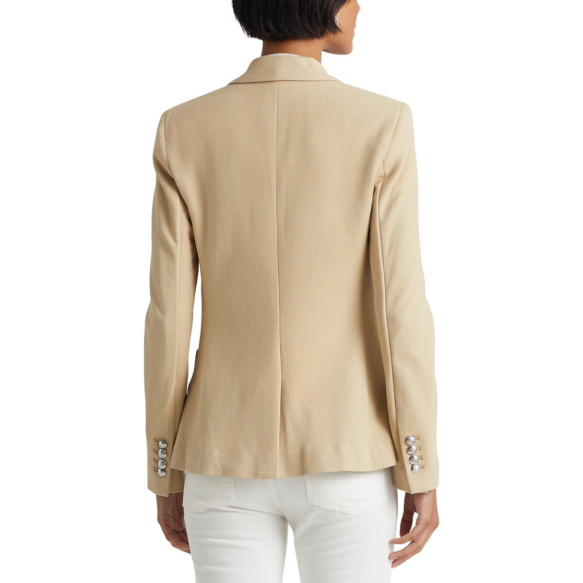 Veste blazer coupe droite ANFISA beige clair, LAUREN RALPH LAUREN