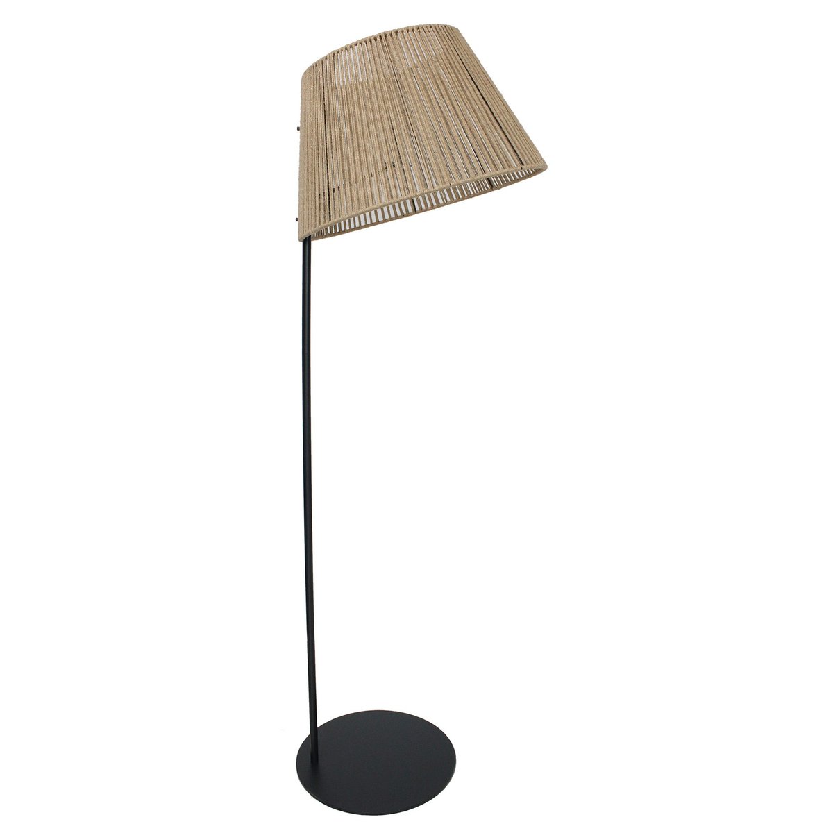 Lampadaire sans fil OCTAVIO marron, LUMISKY