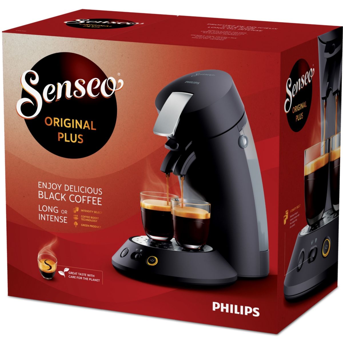 Senseo senseo original plus CSA220/61 noir noir, PHILIPS