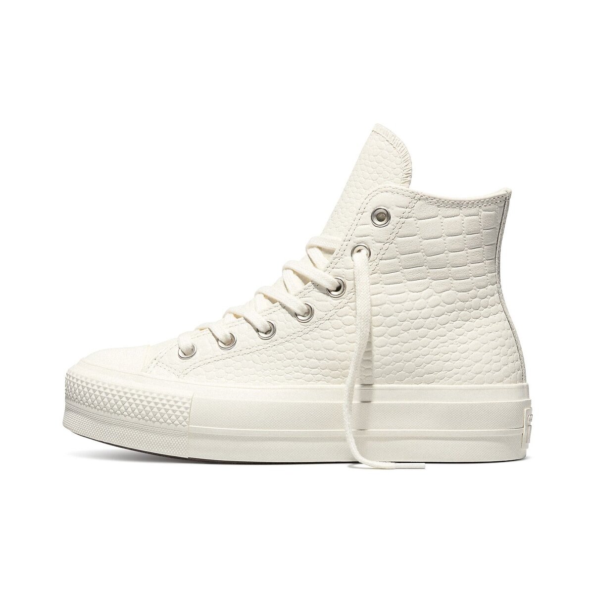 CTAS Lift Animal Croc Trainers ecru , CONVERSE