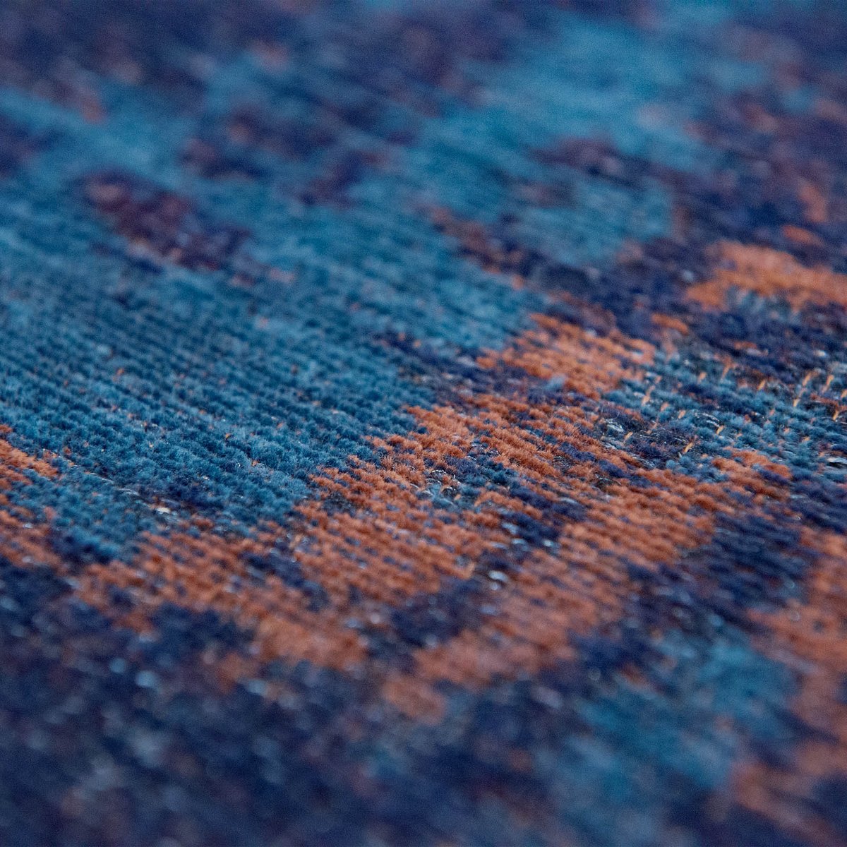 Tapis intérieur/extérieur tissé plat BLUE DAWN noir, NOVATREND