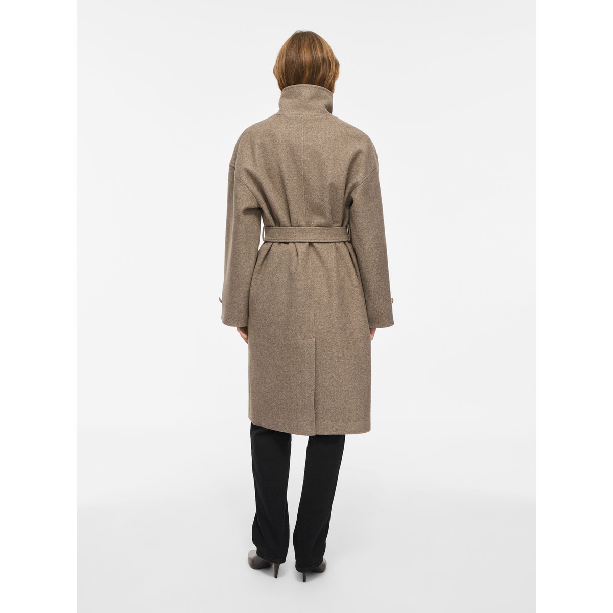 Manteau marron - dark natural melange1, VILA