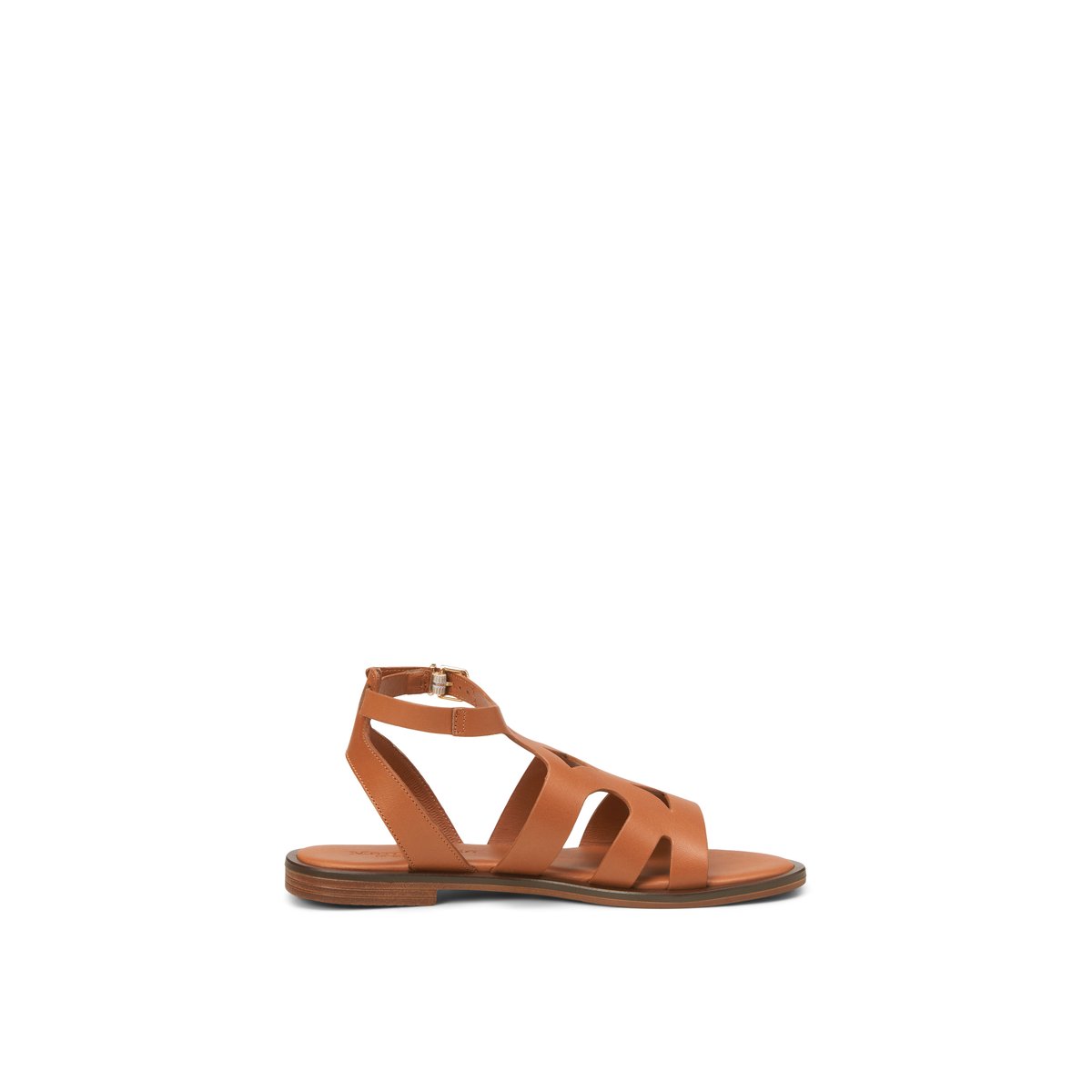 Sandale romaine en cuir de vache noble braun, MARC O'POLO