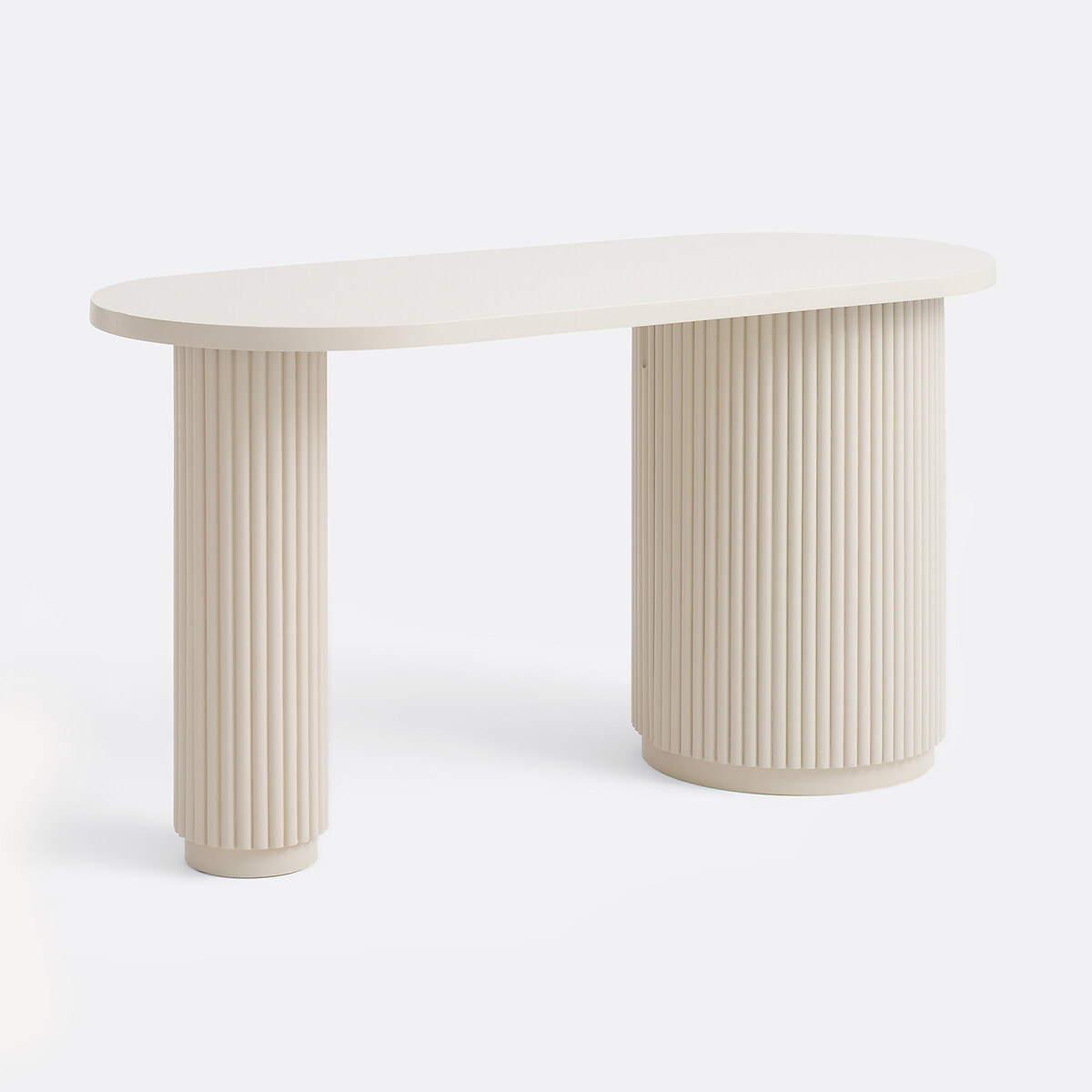 Escritorio de forma orgánica, 1 puerta, GENNA beige , LA REDOUTE INTERIEURS