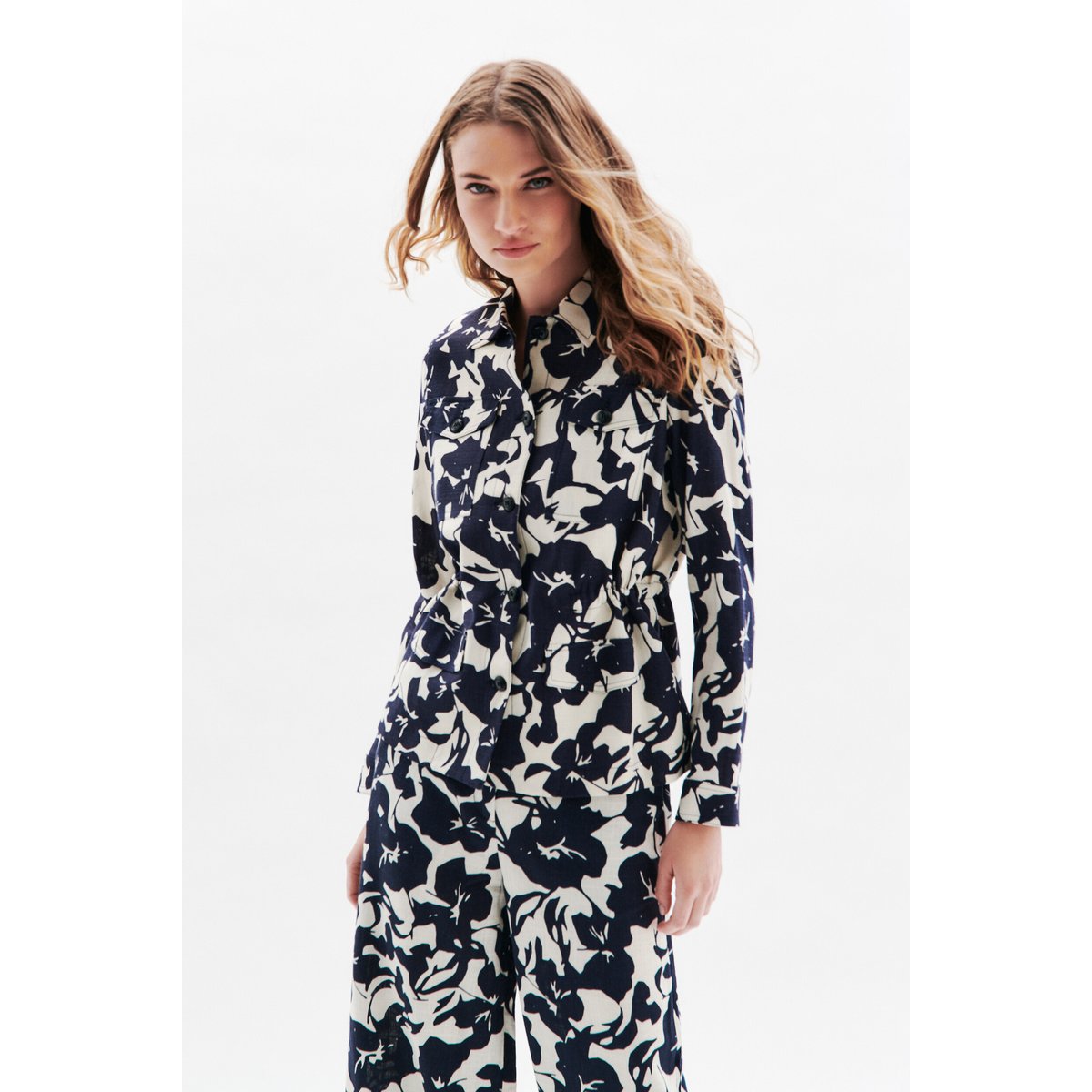 Veste courte en lin GRACE blanc, CAROLL