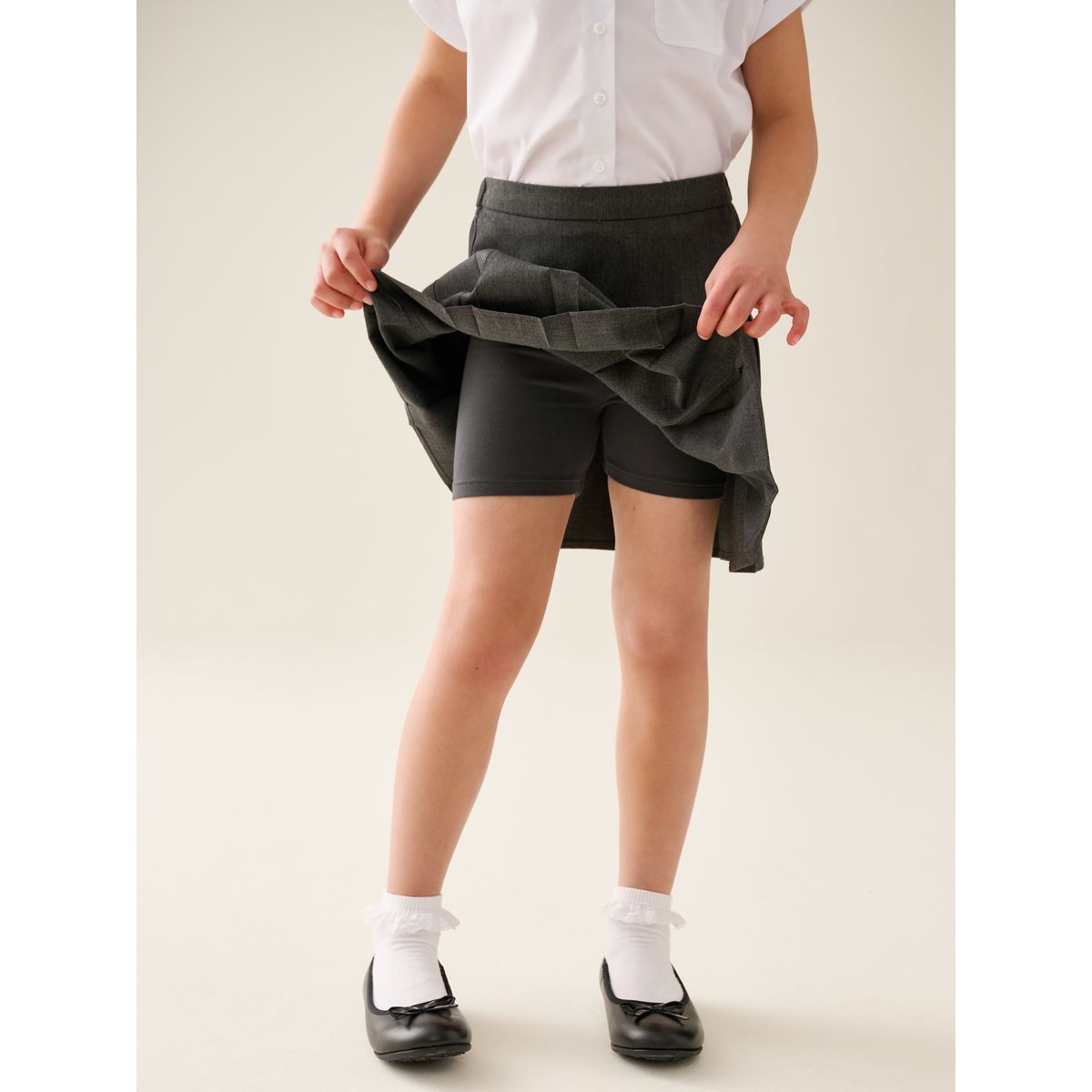 Jupe-short plissée pour l'école gris, NEXT