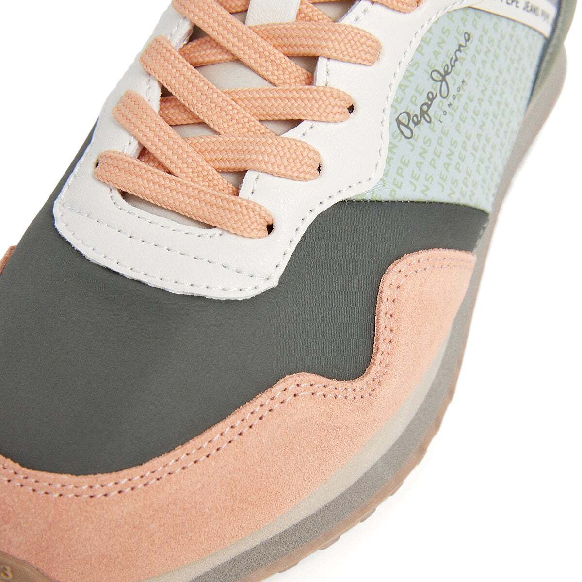 Baskets Combinées orange pêche, PEPE JEANS