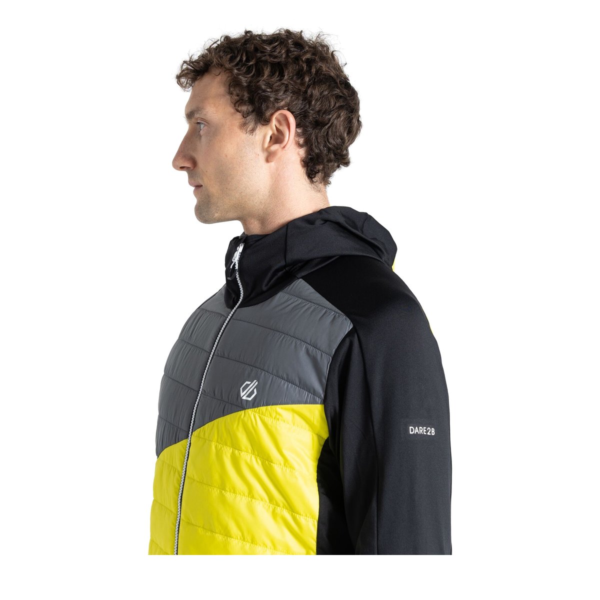 Veste hybride TOURING jaune néon / noir, DARE 2B