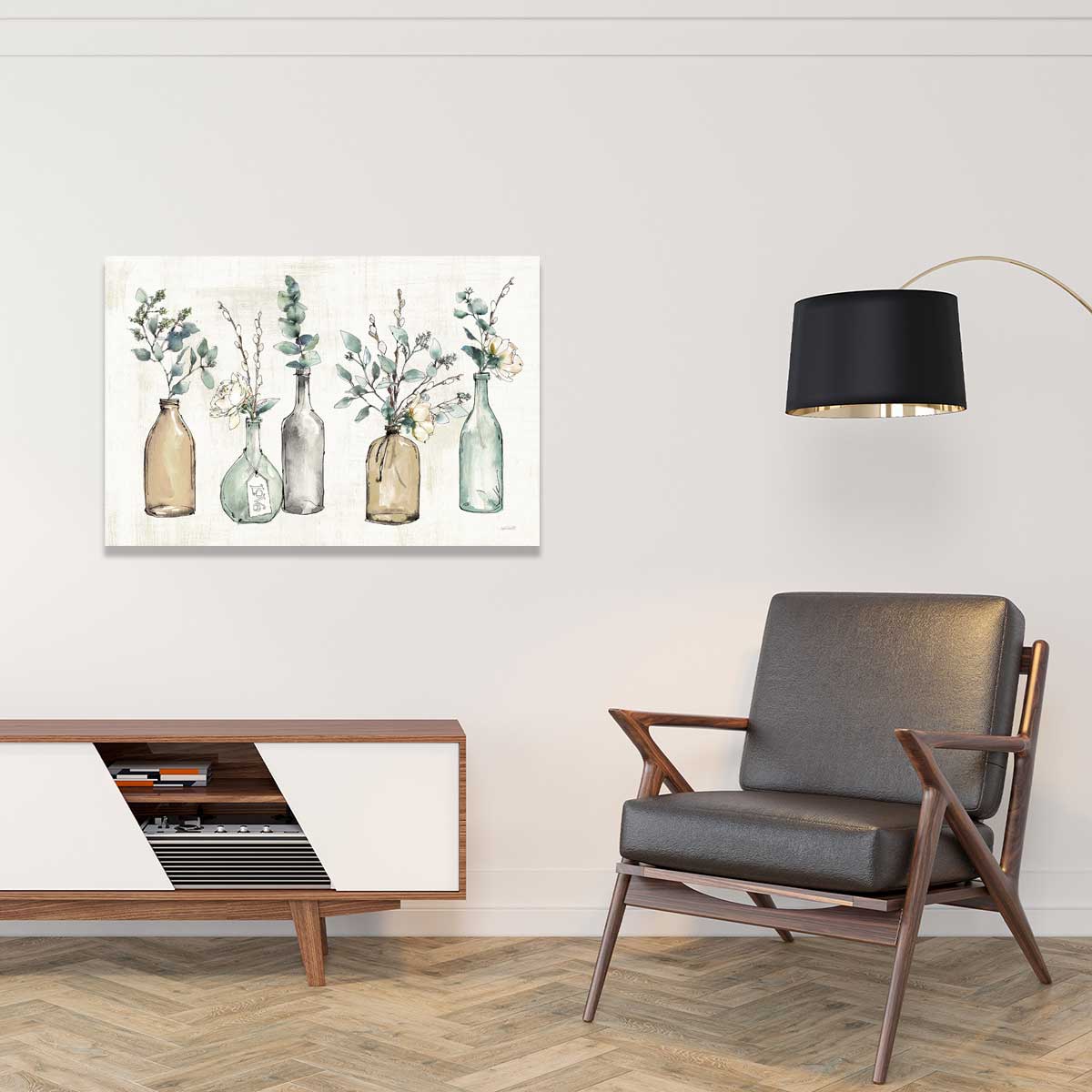 Tableau fleurs Boutures d'été tableau alu dibond, HEXOA