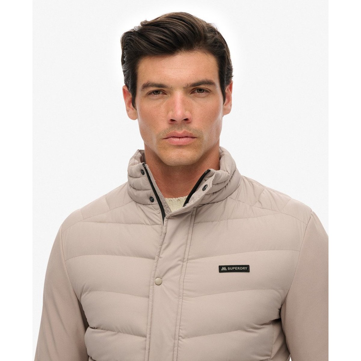 Veste Softshell Storm Popper beige foncé flammé, SUPERDRY