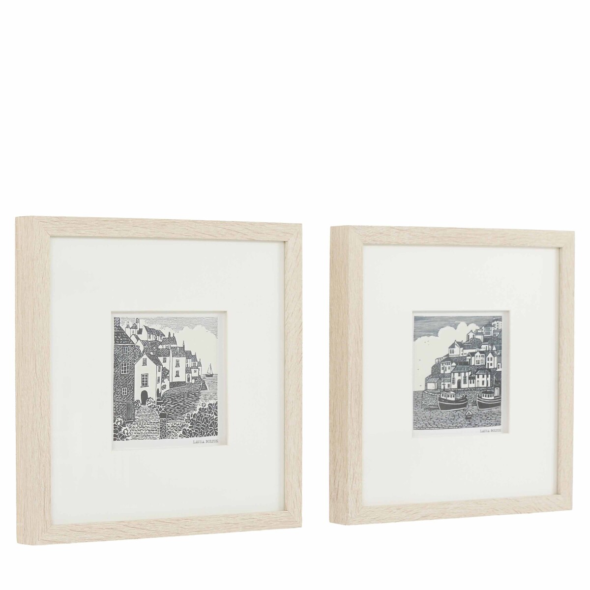 Set of 2 Tidal Tales II Framed Art multi-coloured, ÉDITÉ