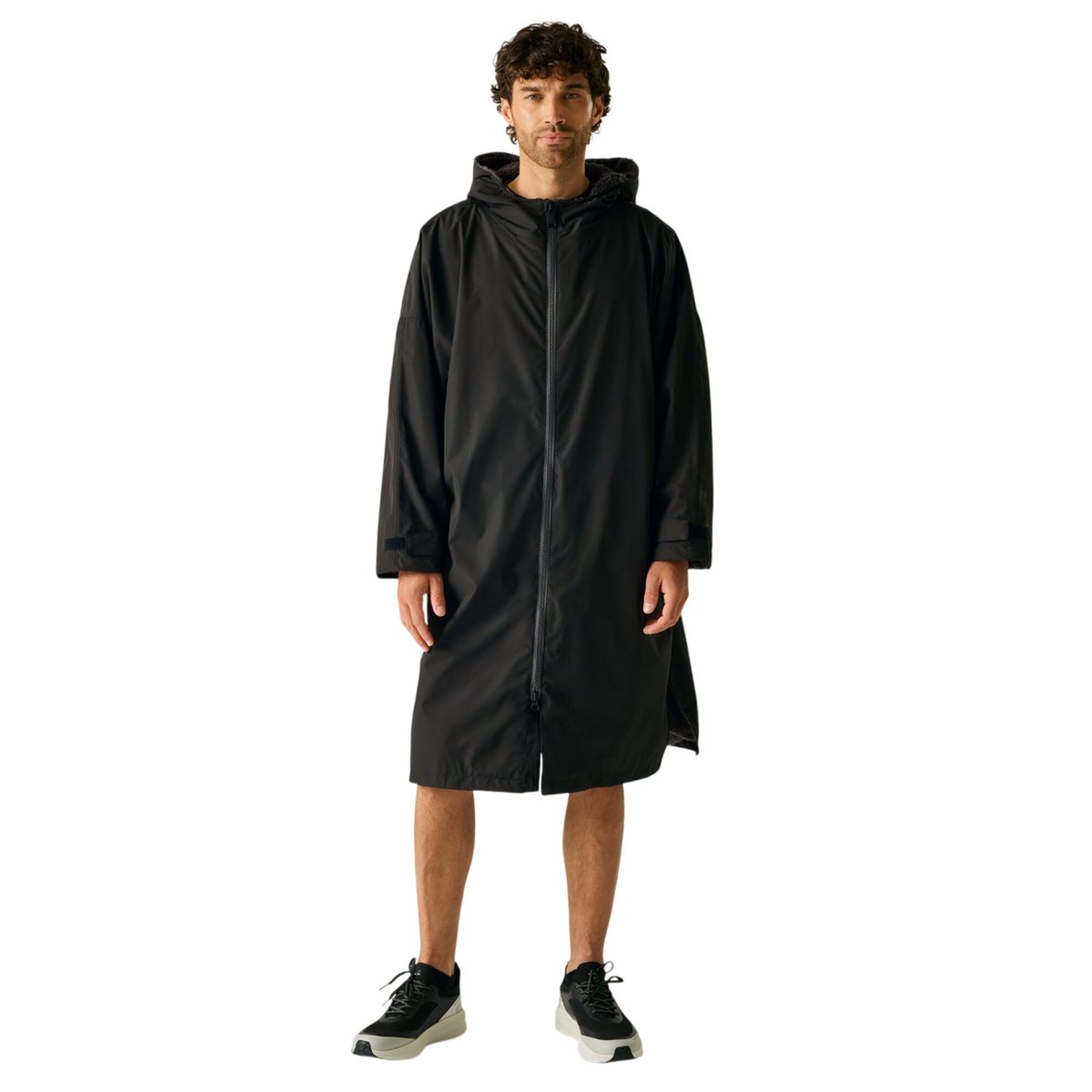 Peignoir à langer imperméable noir / gris ardoise, REGATTA