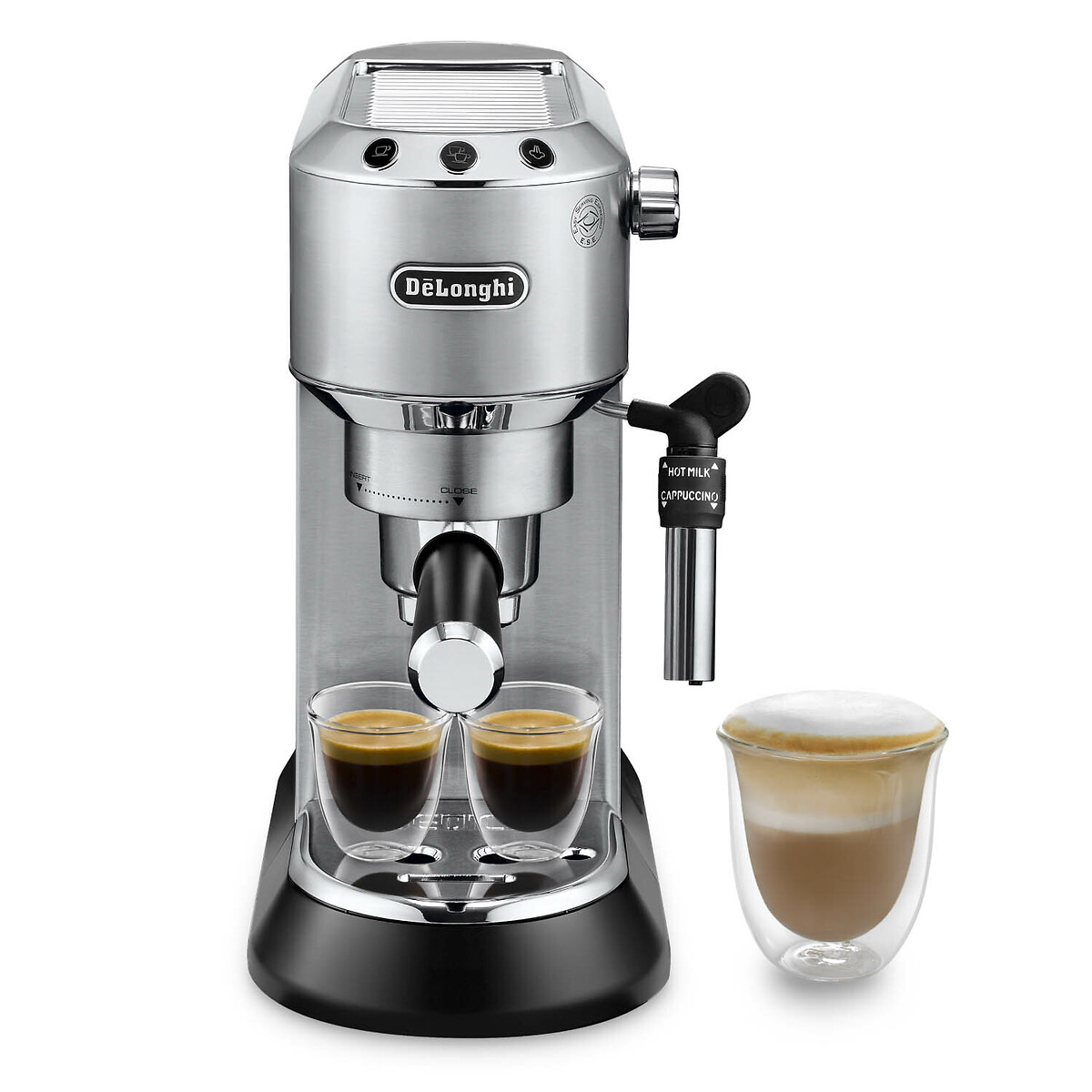 Expresso pompe ultra-compacte Dedica EC685.M inox, DELONGHI