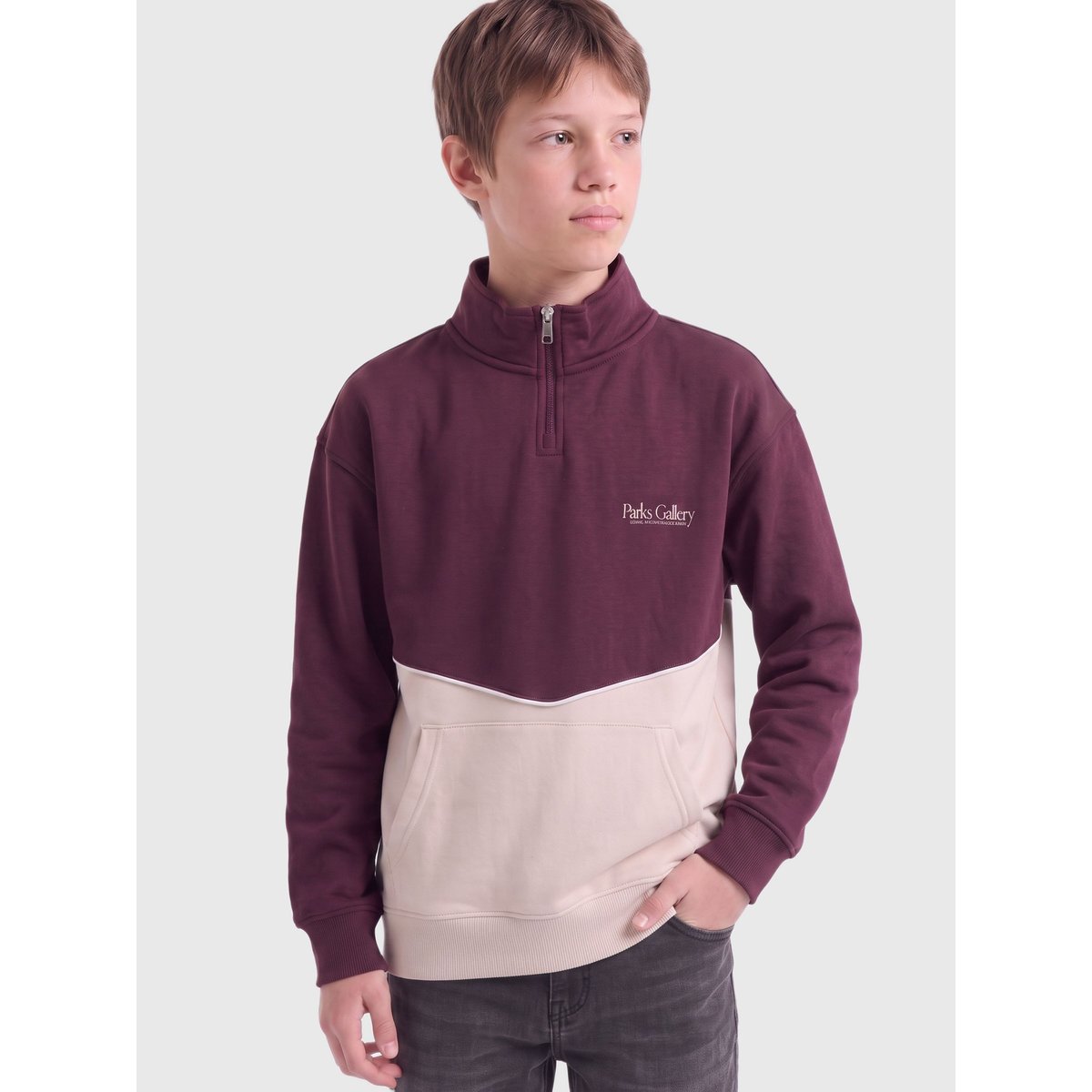 Sweat-Shirt En Polaire moonbeam, ONLY & SONS JUNIOR