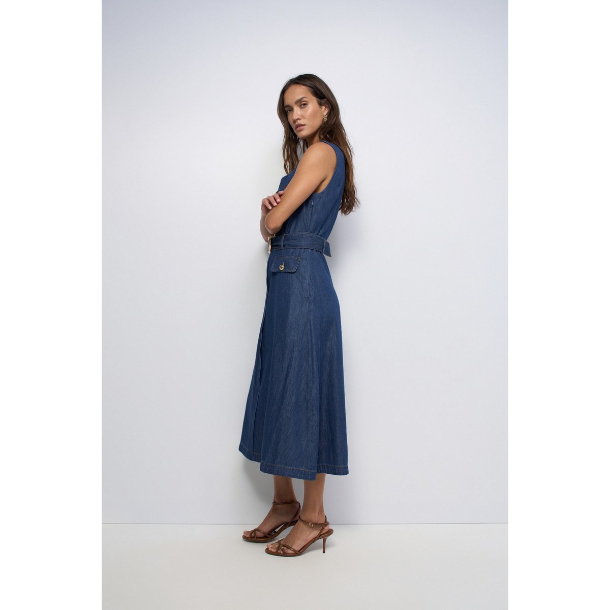 ROBE LIGHTDENIM bleu foncé, SALSA JEANS
