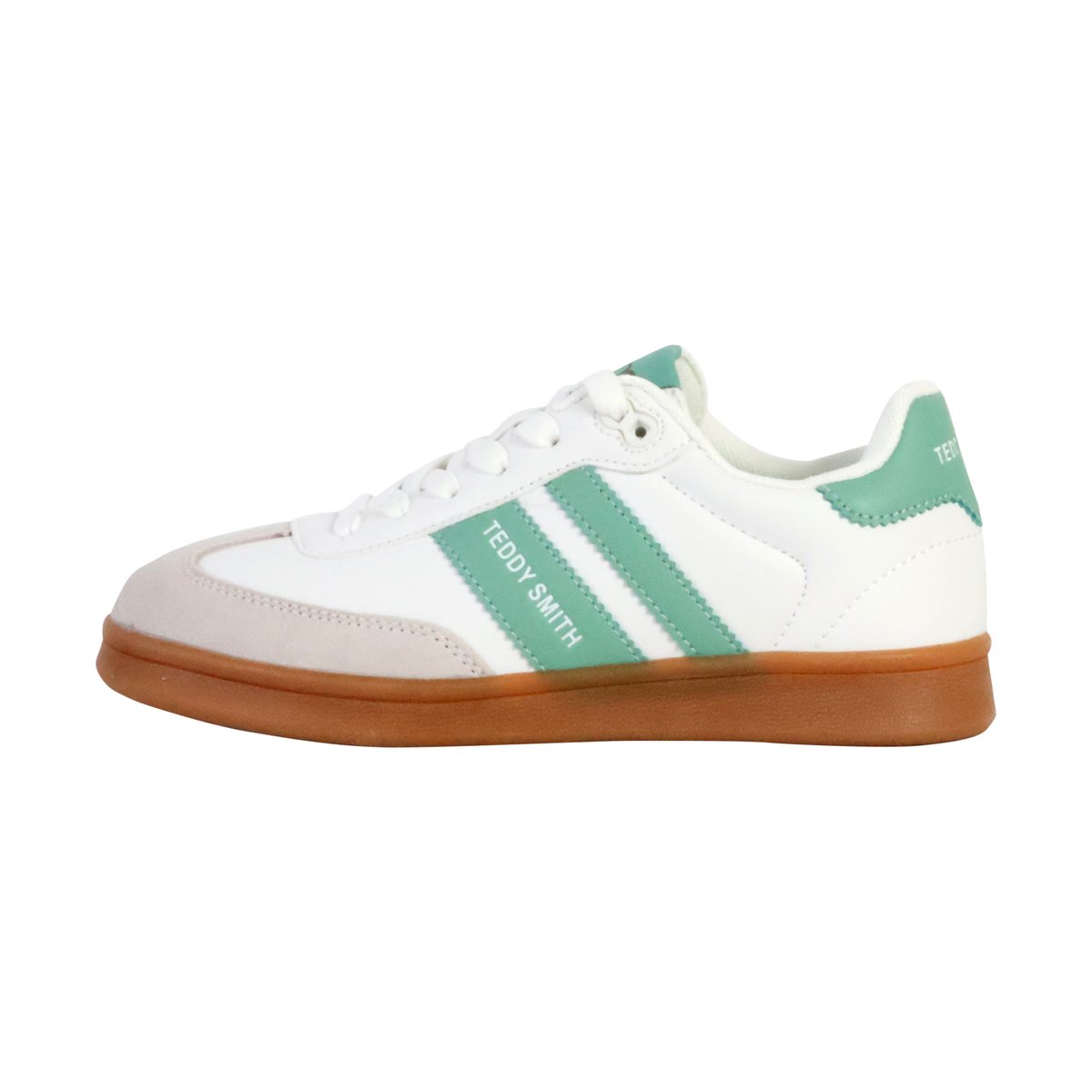 Basket Cuir Teddy Smith vert, TEDDY SMITH