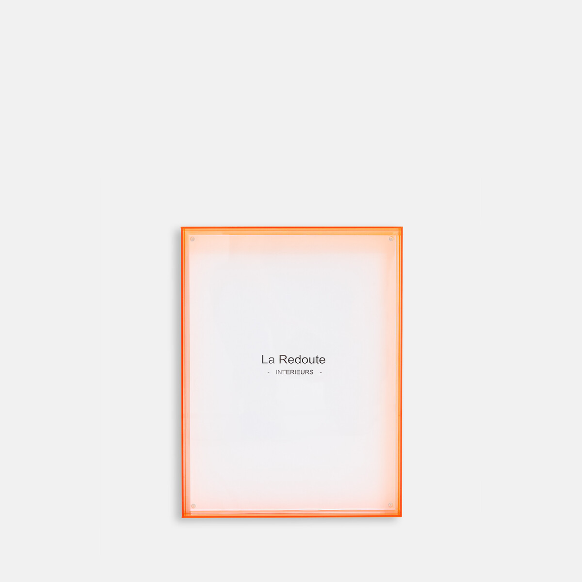 Cadre en plexiglas, longueur 31,6 x hauteur 41,6 cm, PLEXA orange, LA REDOUTE INTERIEURS