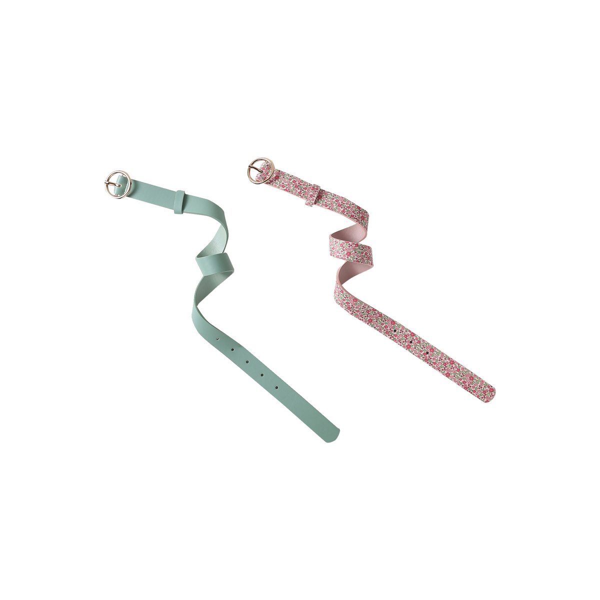Lot de 2 ceintures vert d'eau, VERTBAUDET