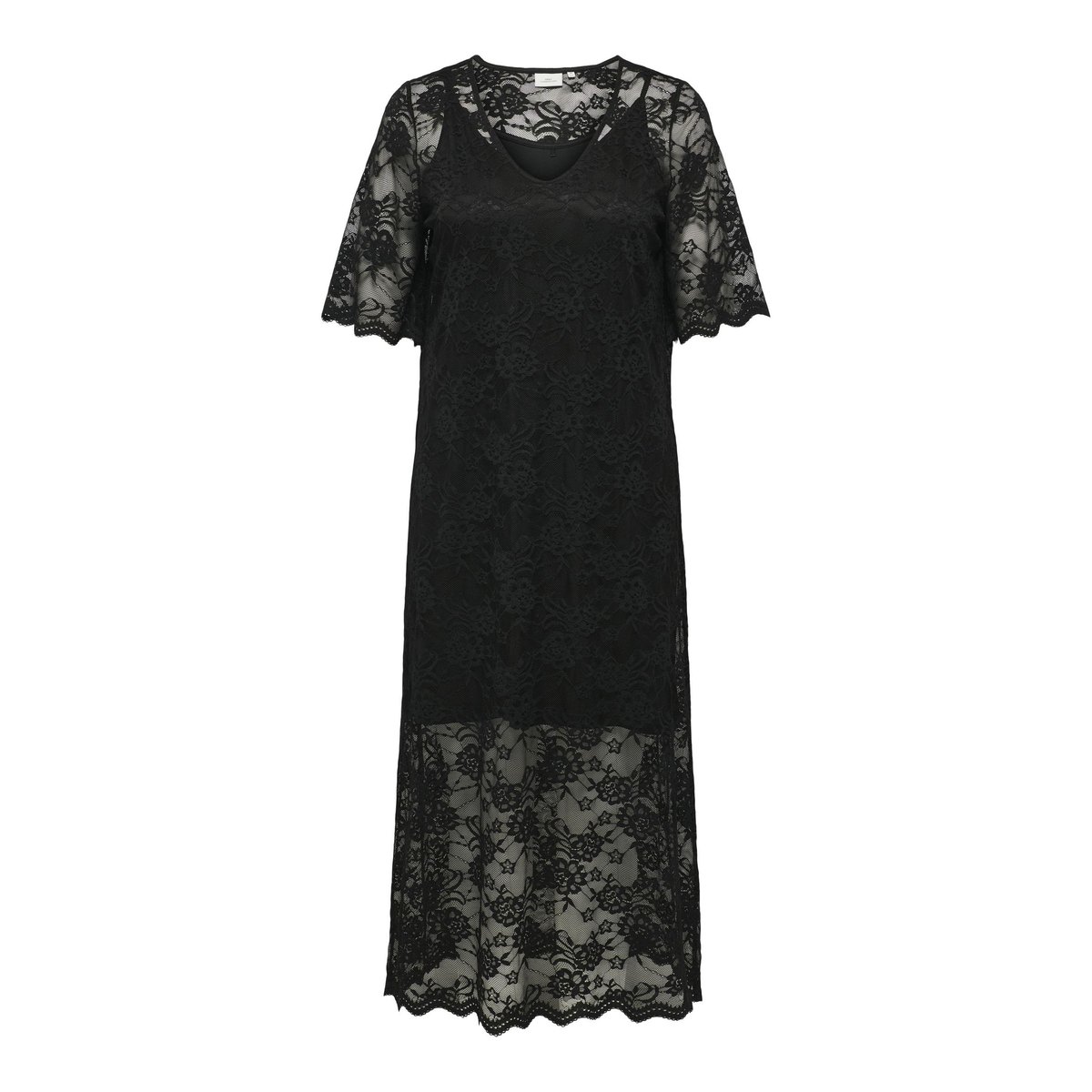 Robe En Dentelle noire - black, ONLY CARMAKOMA