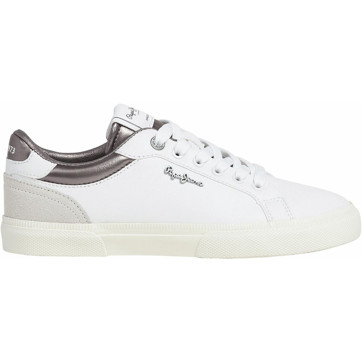 Baskets Kenton Court W blanc/gris, PEPE JEANS