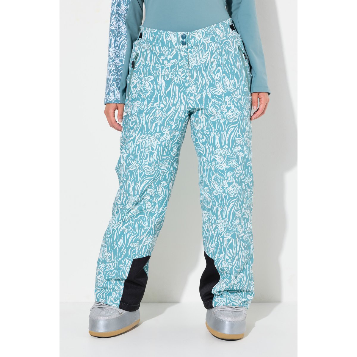 Pantalon de ski imperméable vert glacier, ULLA POPKEN