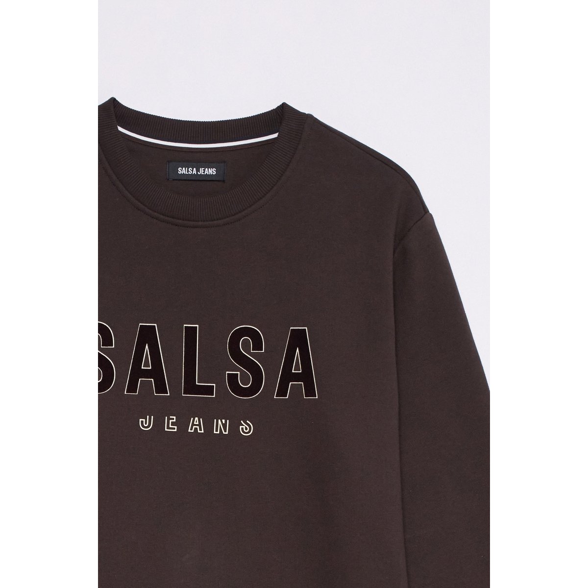 SWEATSHIRT AVEC BRANDING marron, SALSA JEANS