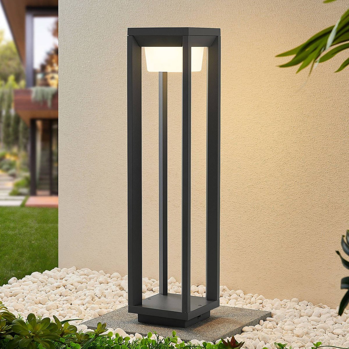 Luminaire extérieur en aluminium moderneLED anthracite, PRIOS